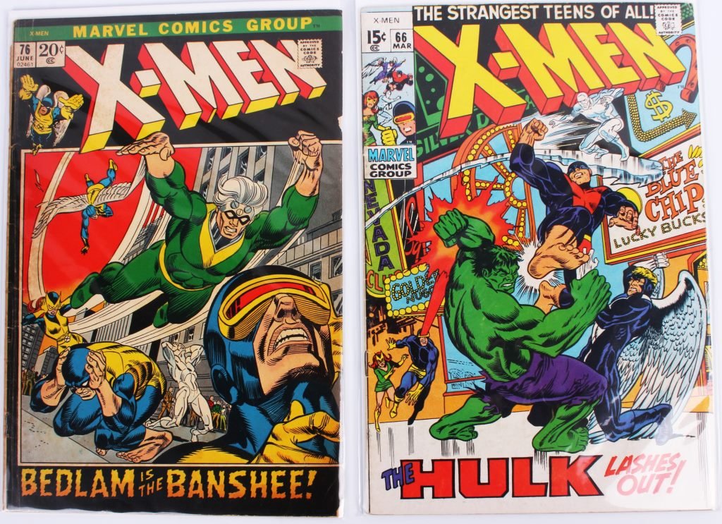 THE X-MEN #76 & THE X-MEN #66 GRADED 5.5 & 3.0 (1 of 4)