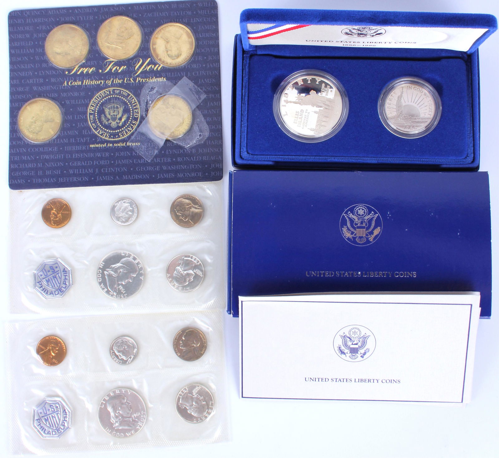 ASSORTED MINT US COIN SETS - LIBERTY, BRASS, ETC. (1 of 5)