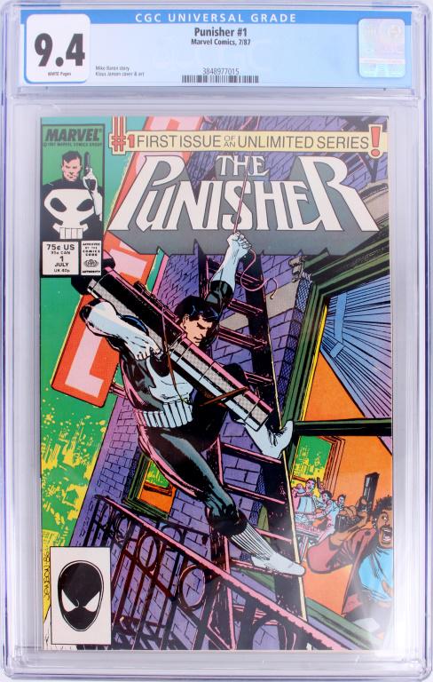 THE PUNISHER #1 CGC GRADE 9.4 MARVEL 1987 (1 of 2)