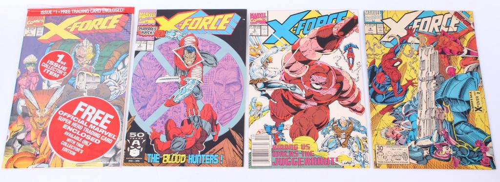 X-FORCE #1-4 - 2ND & 3RD APPEARANCE OF DEADPOOL (1 of 12)