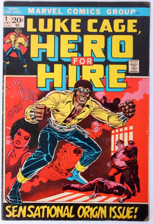 LUKE CAGE HERO FOR HIRE #1 - 1ST APP OF LUKE CAGE (1 of 7)
