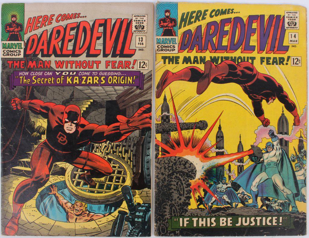 DAREDEVIL #13 ORIGIN KA-ZAR & #14 KIRBY & ROMITA (1 of 5)