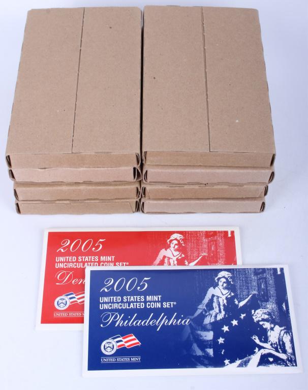 D & P 2005 UNCIRCULATED PROOF COIN SET (1 of 3)