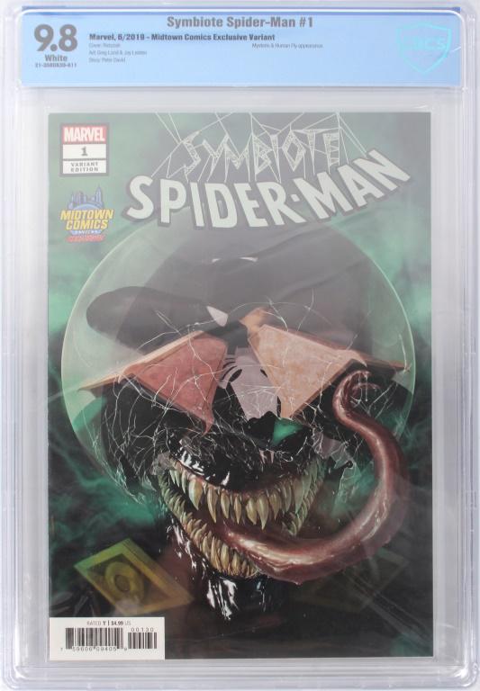 SYMBIOTE SPIDER-MAN #1 MIDTOWN COMICS CBCS 9.8 (1 of 2)