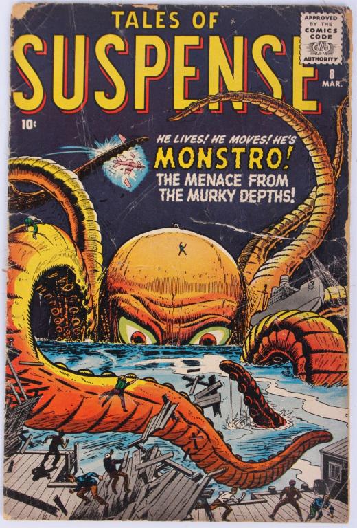 TALES OF SUSPENSE #8 MAR. 1960 GOLDEN AGE VG (1 of 6)