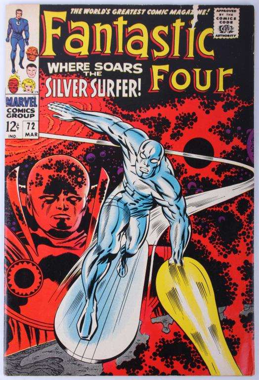 FANTASTIC FOUR #72 MARVEL COMICS GRADED 6.5 (1 of 8)