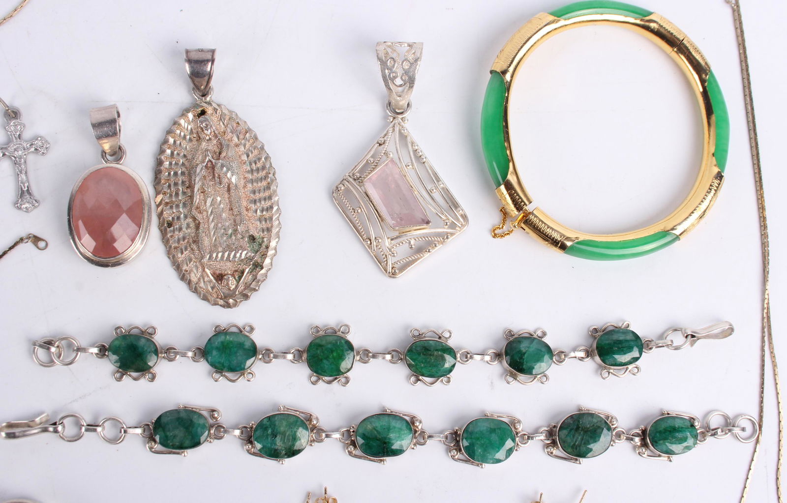 STERLING SILVER & GP LADIES JEWELRY - LOT OF 27 (1 of 6)