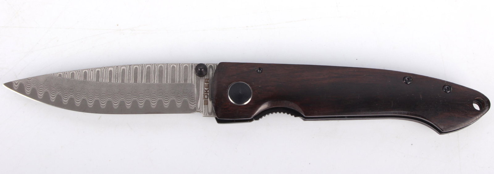 BOKER PLUS WILDNISMESSER FOLDING STEEL HANDLE KNIFE (1 of 4)