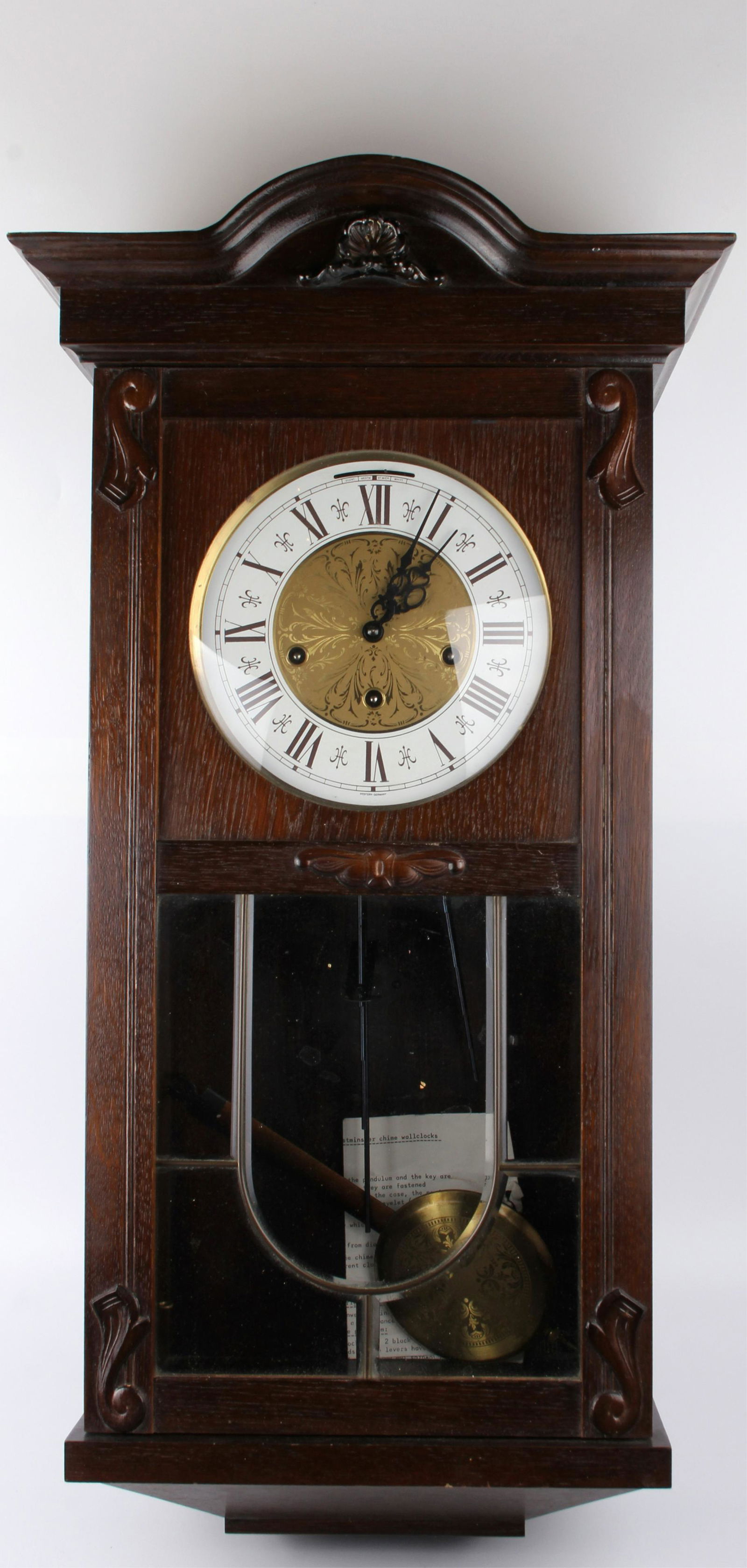 VINTAGE GERMAN WALL CLOCK (1 of 8)