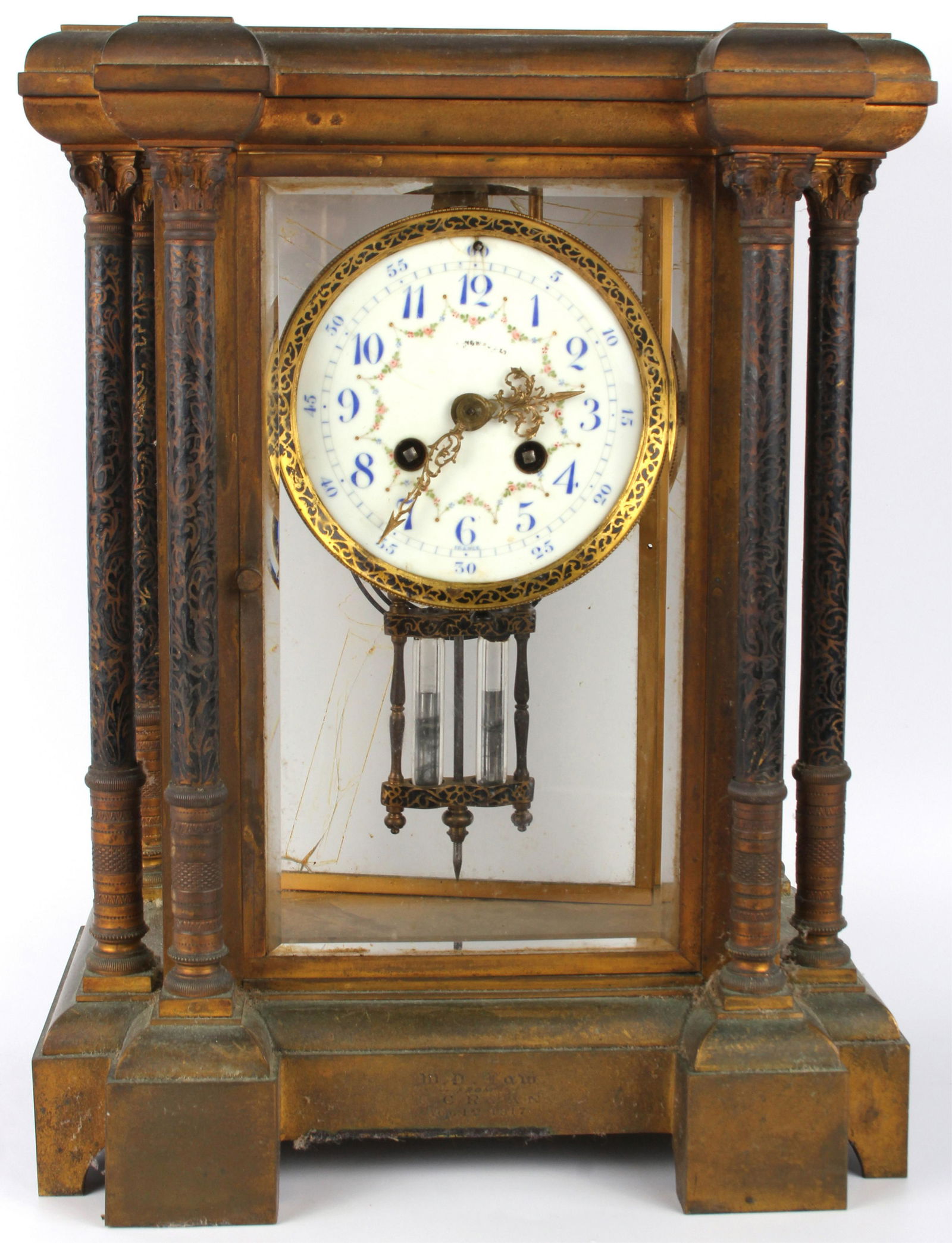 JAPY FRERES EARLY FRENCH MANTEL CLOCK ~ 1900 (1 of 8)
