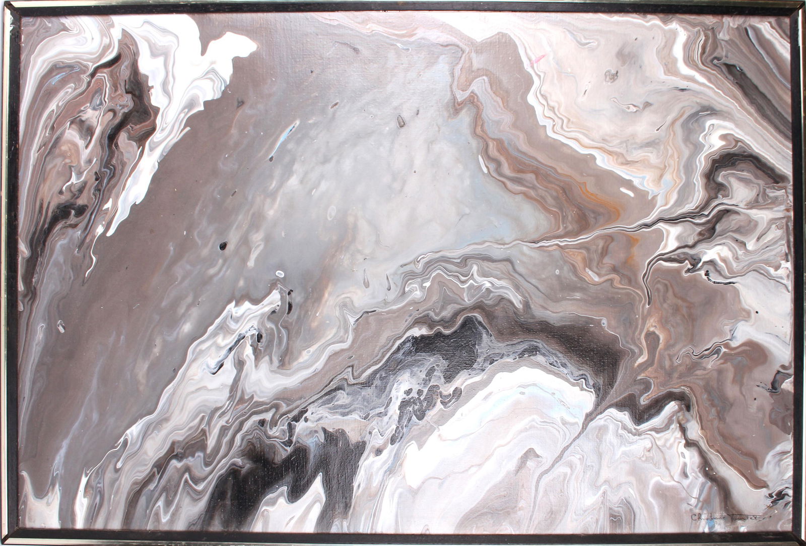 CHRISTIANE TOURTET ABSTRACT ACRYLIC PAINTING (1 of 4)