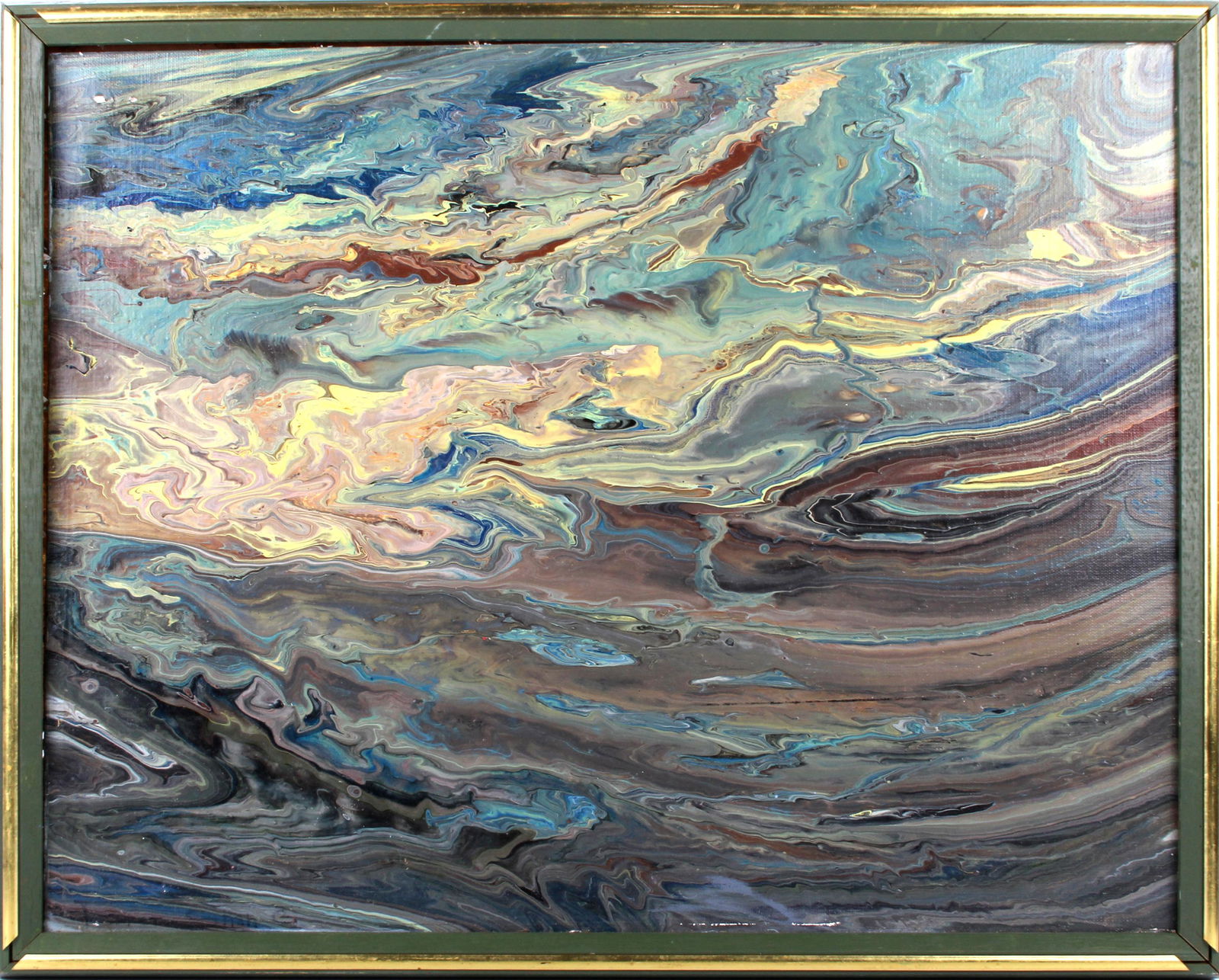 CHRISTIANE TOURTET ABSTRACT ACRYLIC PAINTING (1 of 3)