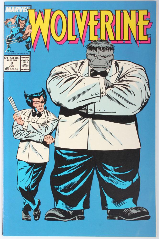 WOLVERINE #8 CLASSIC COVER W/ GRAY HULK 1989 (1 of 7)