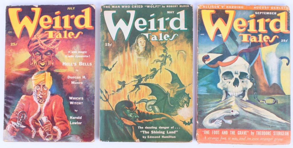 WEIRD TALES 1940'S & 1950'S GOLDEN AGE MAGAZINES (1 of 7)