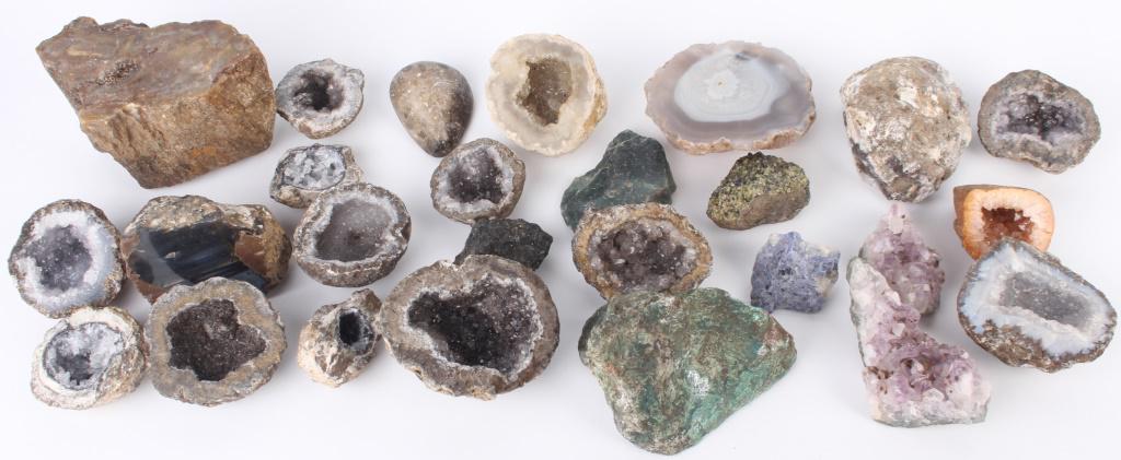 MINERAL SPECIMENS, FOSSILS, GEODES, PETR. WOOD,ETC (1 of 7)