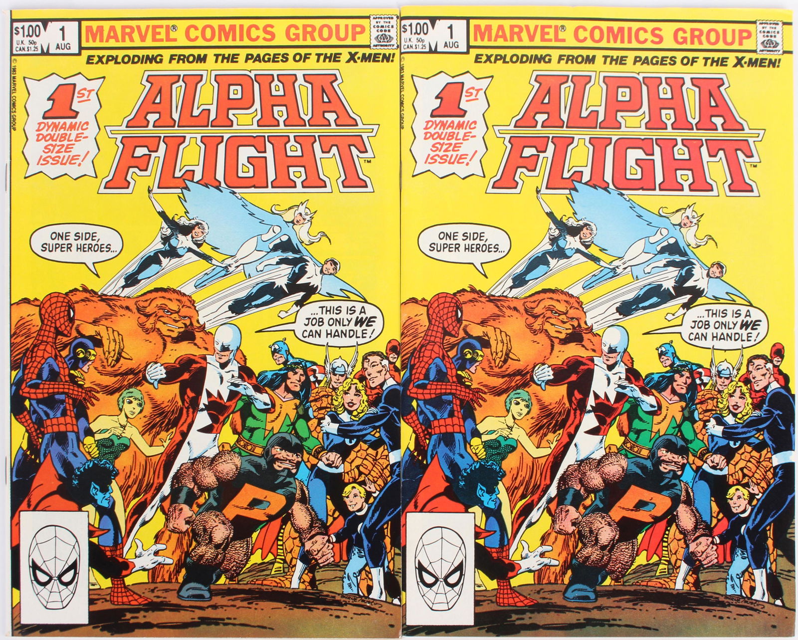 ALPHA FLIGHT #1 (1983) HIGH GRADE - 2 COPIES (1 of 4)