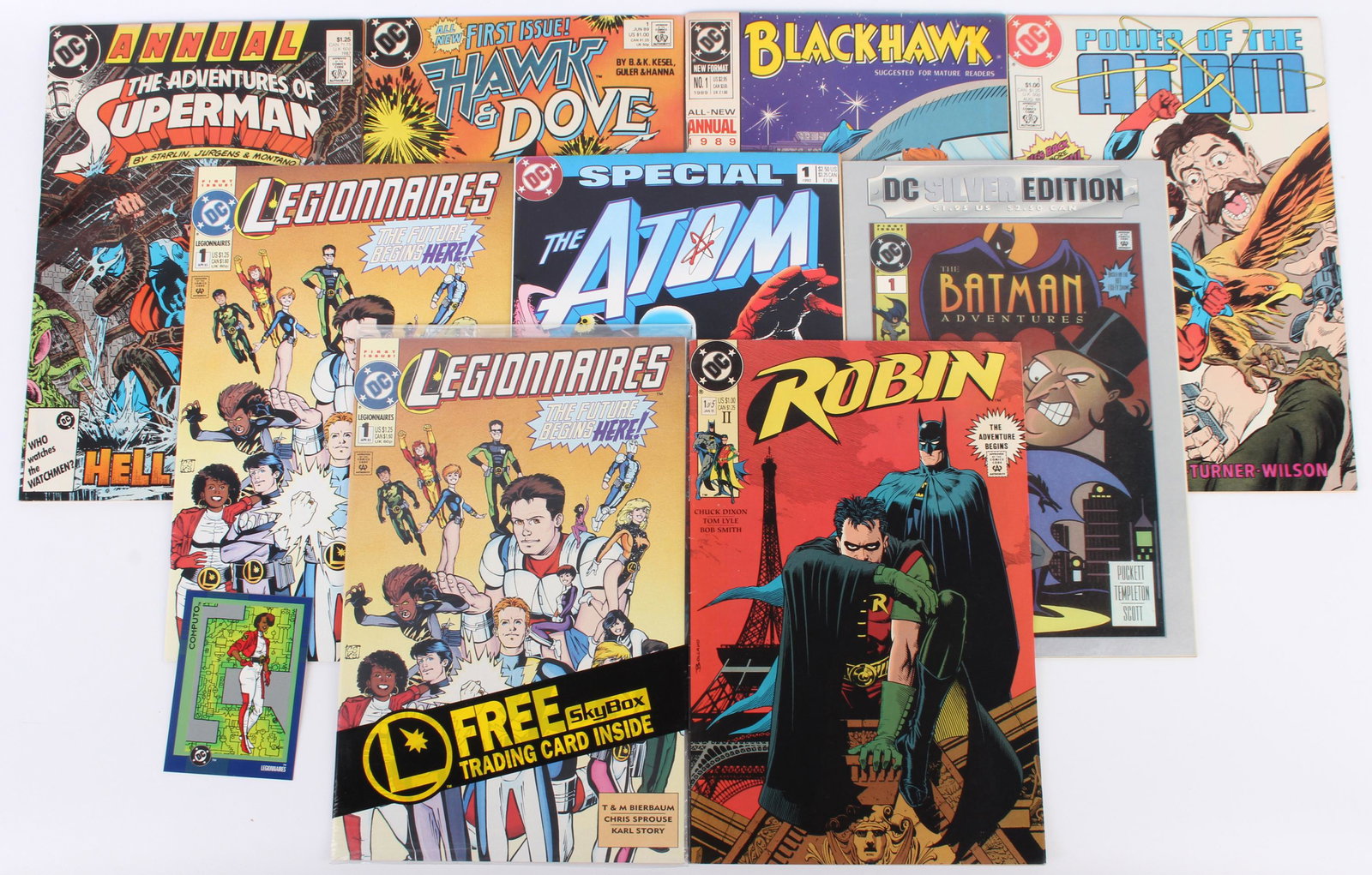 D.C. FIRST ISSUES - ATOM, ROBIN, BLACH HAWK, ETC (1 of 7)