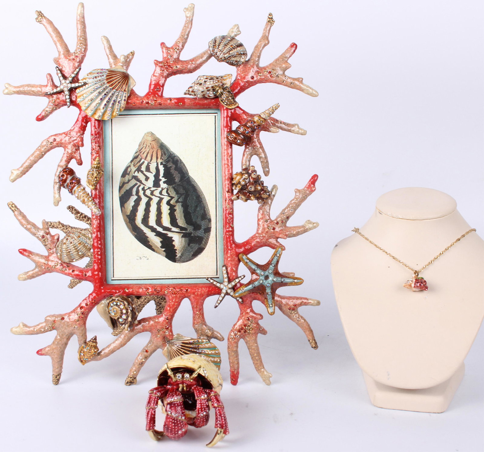 13 X 10" JAY STRONGWATER GROTTO PICTURE FRAME (1 of 10)