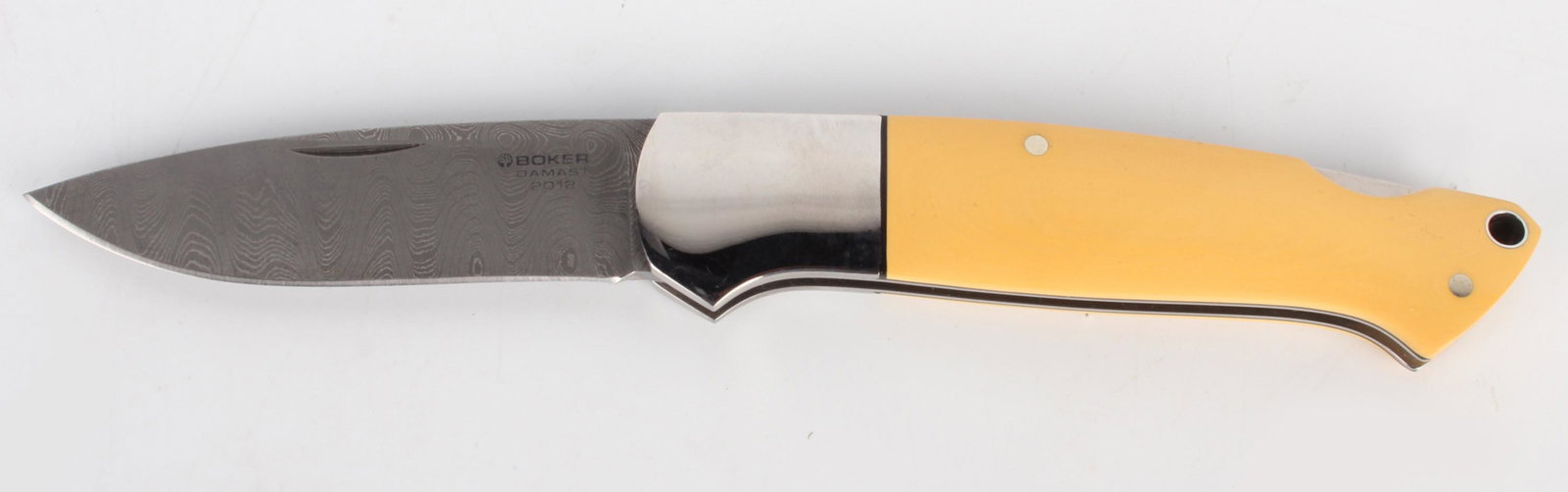 2012 BOKER ANNUAL DAMASCUS FOLDING KNIFE (1 of 5)