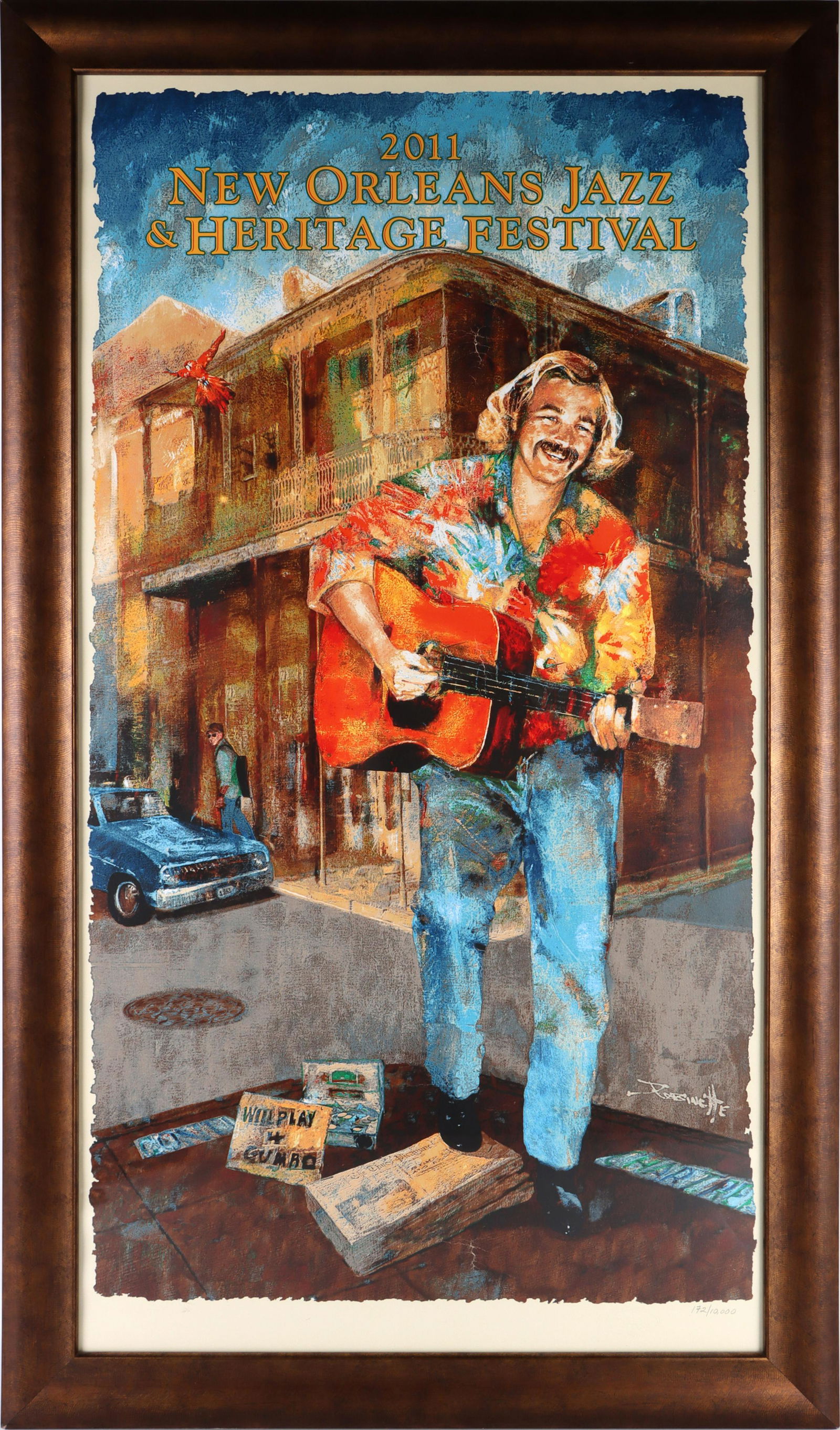 2011 NEW ORLEANS JAZZ FESTIVAL POSTER JIMMY BUFFET (1 of 6)