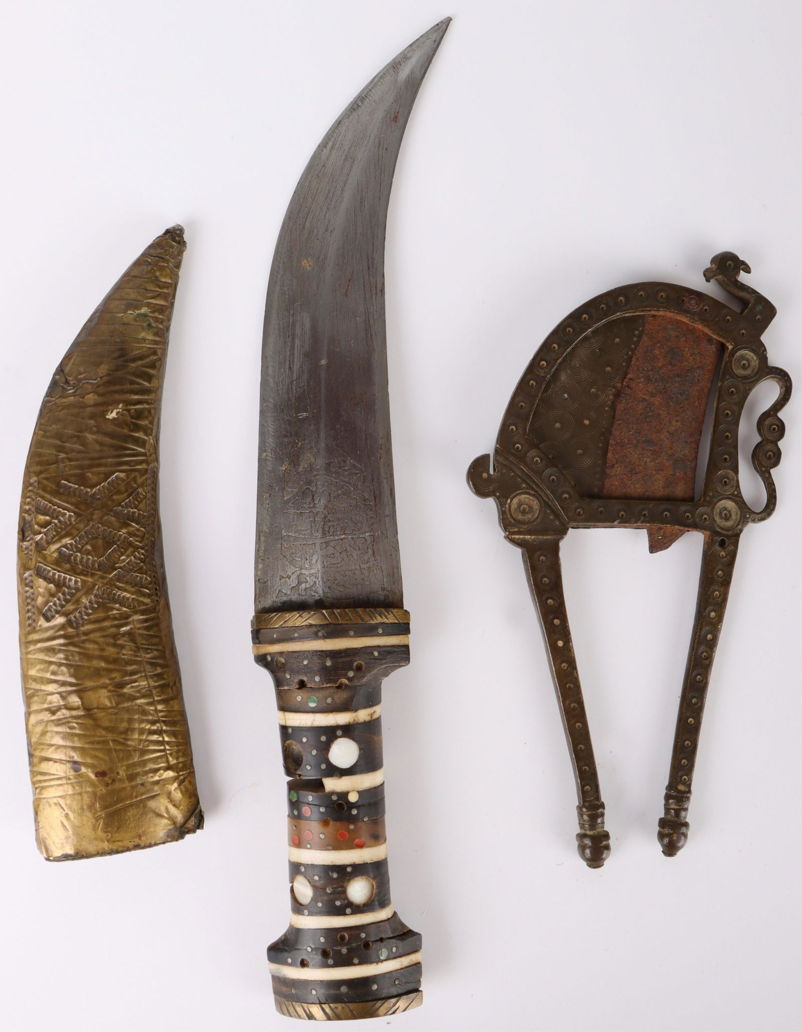 ANTIQUE MIDDLE EASTERN DAGGER & NUTCRACKER TOOL (1 of 7)