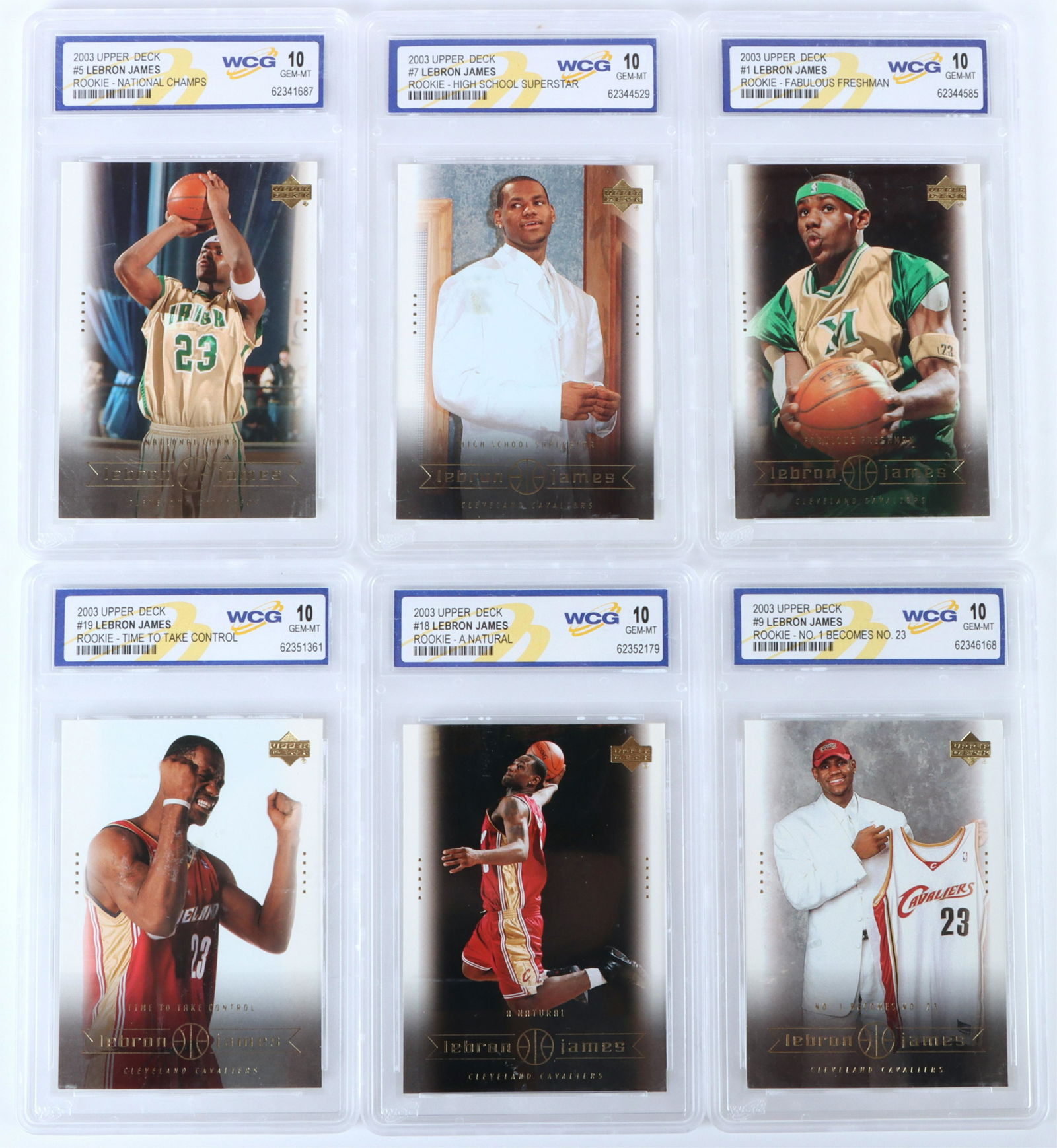 Upper deck sales lebron james