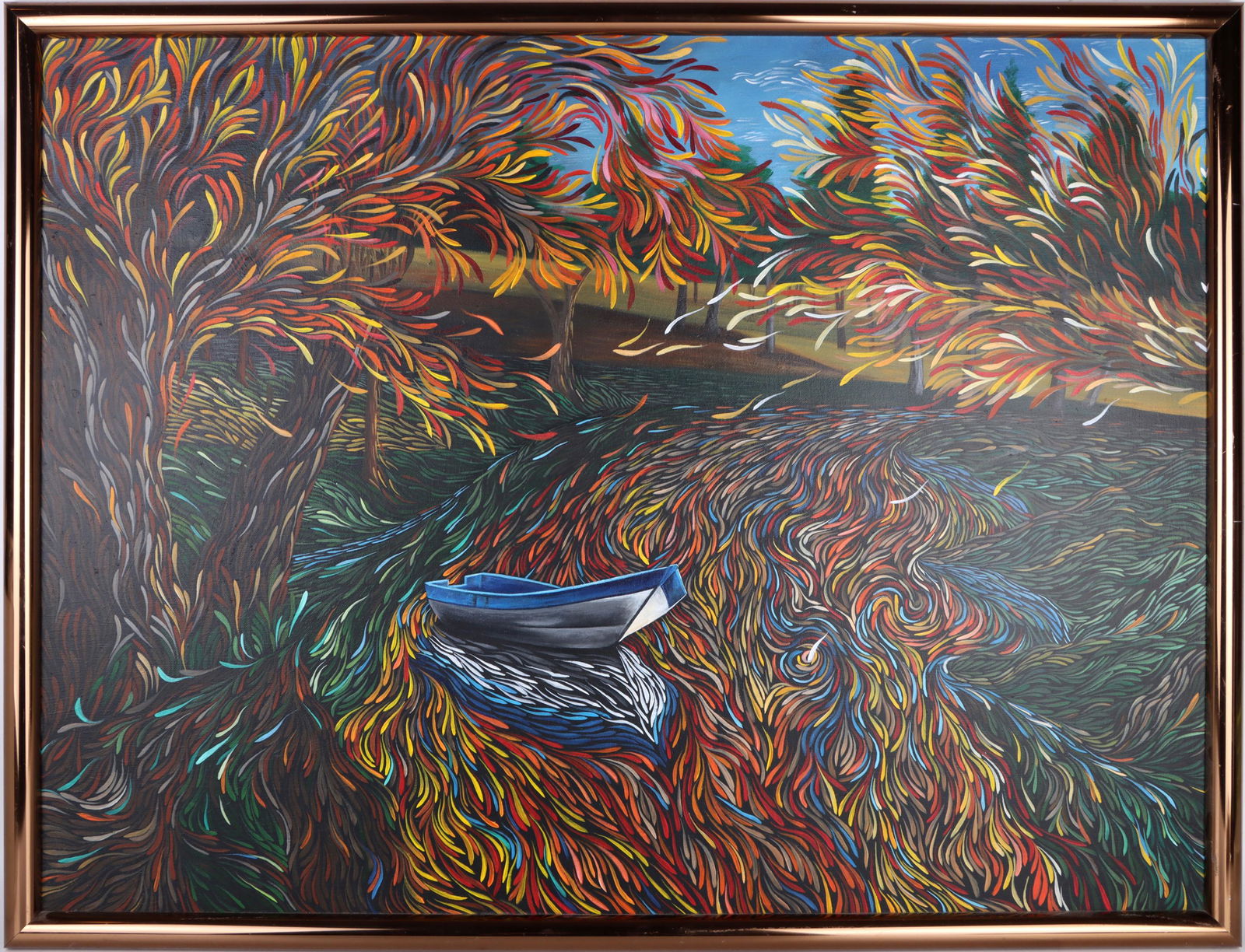 D. HEATWOLE "SAILING ON PERCEPTIONS IV" PAINTING (1 of 6)