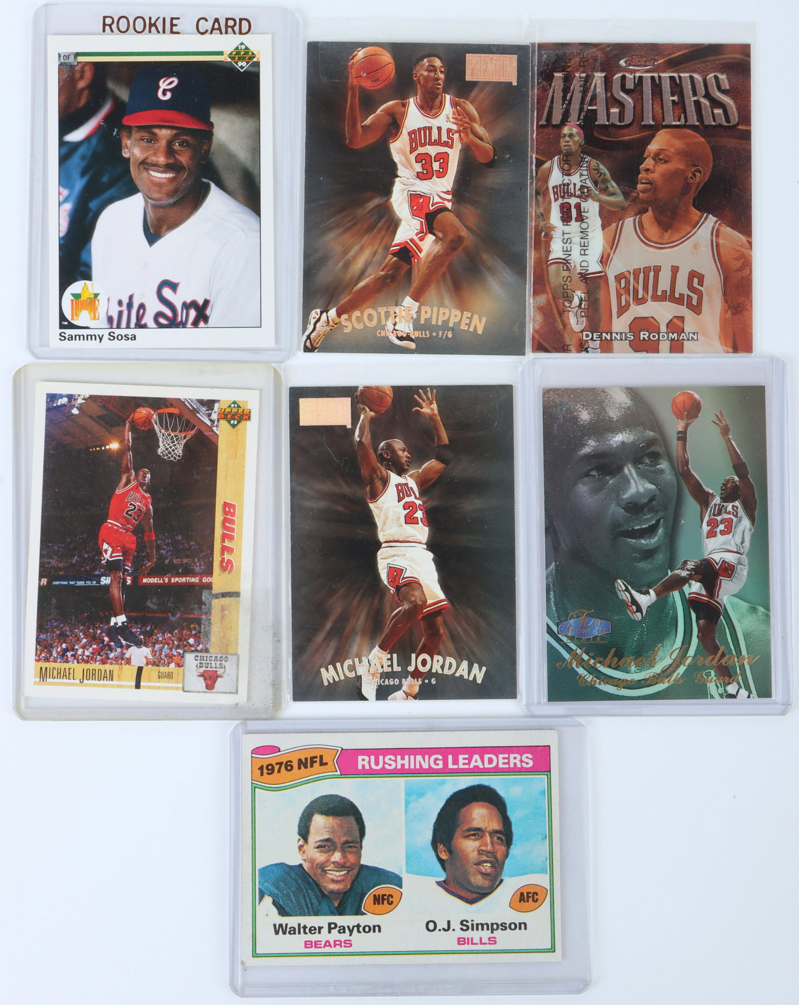 COLLECTIBLE SPORTS CARDS, JORDAN, PIPPEN, ETC. (1 of 2)