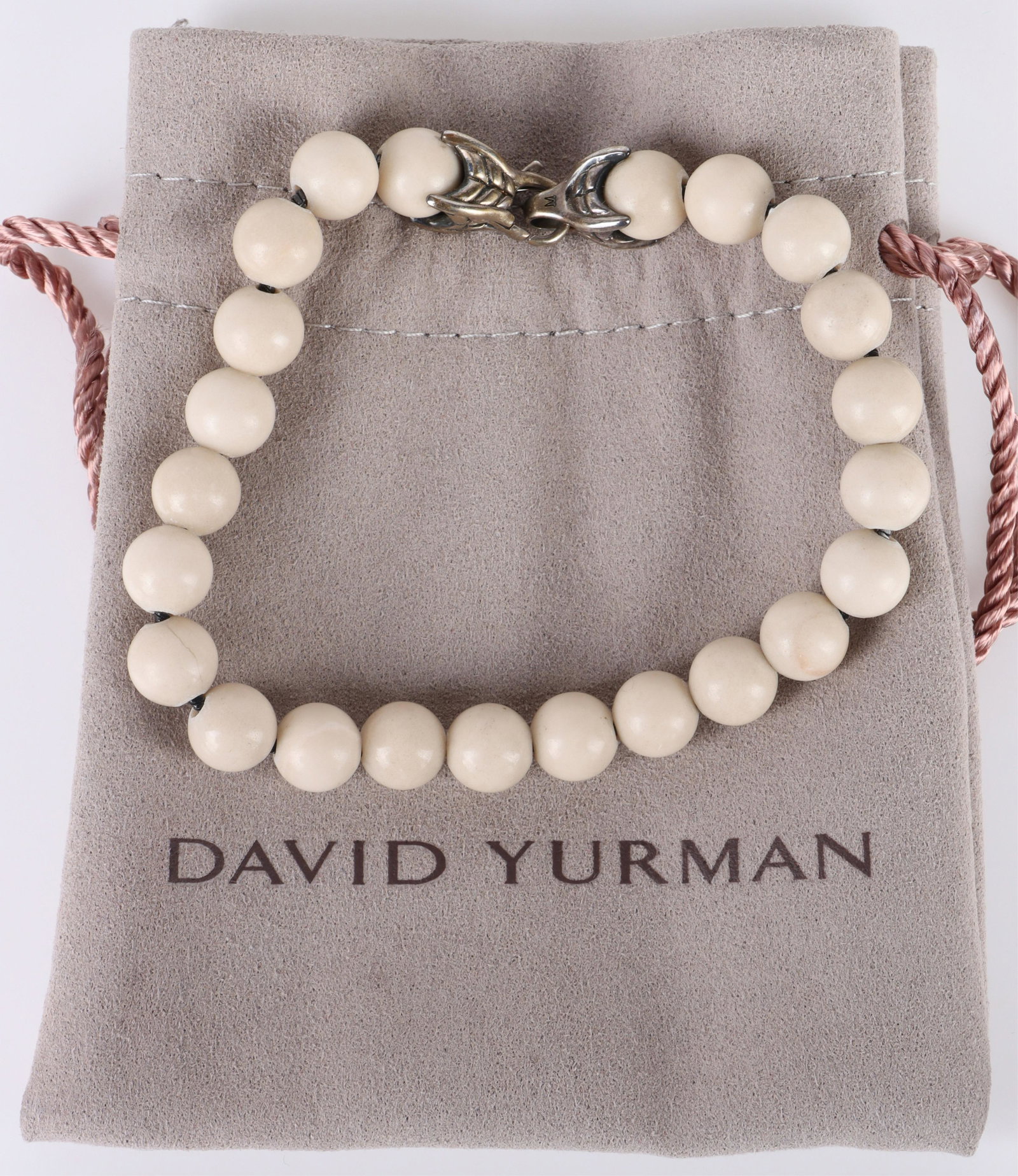 DAVID YURMAN MENS STERLING BEADED SPIRIT BRACELET (1 of 3)