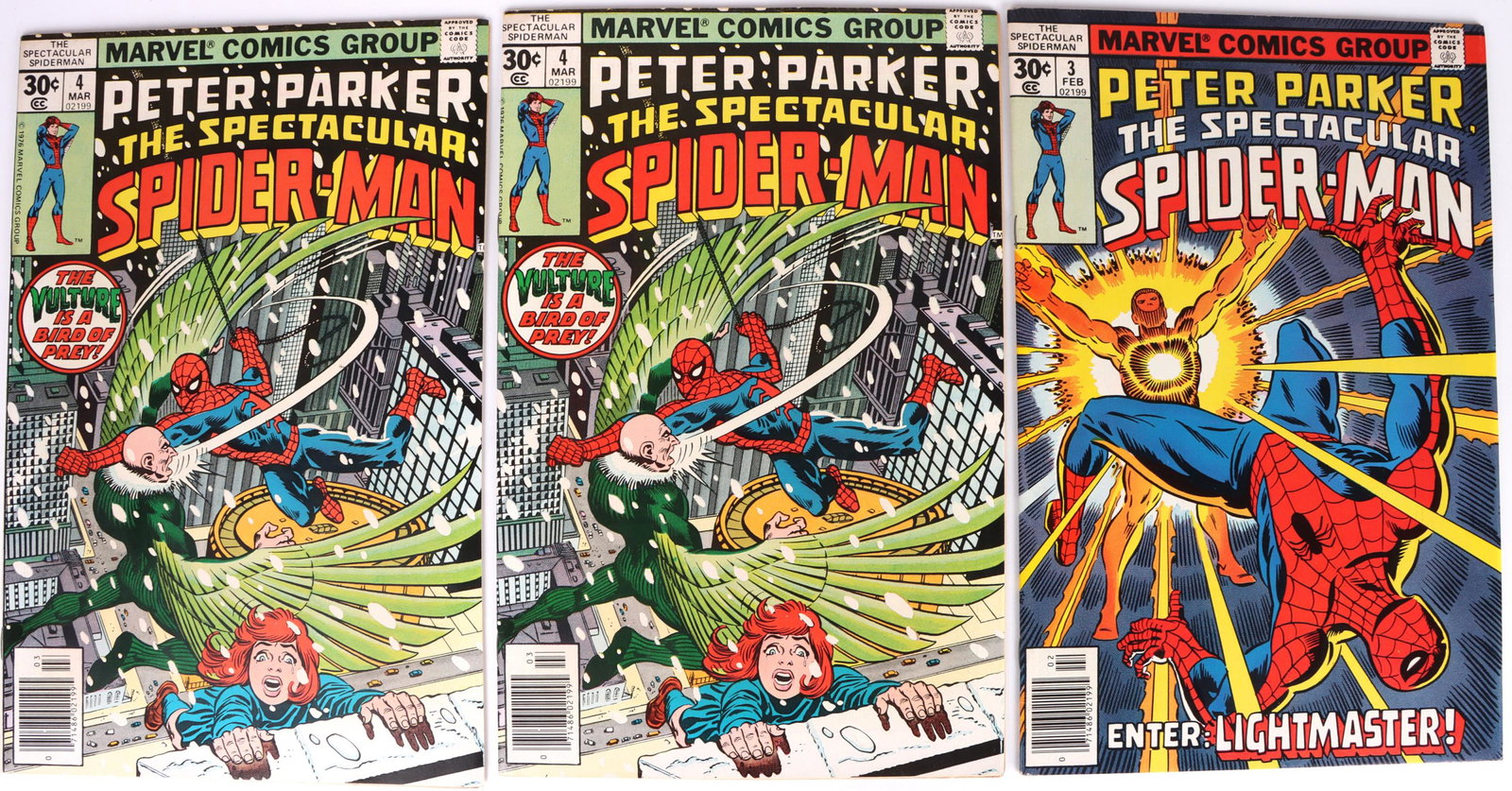THE SPECTACULAR SPIDER-MAN #3 & #4 (1976) (1 of 5)