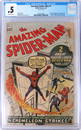 AMAZING SPIDERMAN #1 CGC 0.5- 1ST CHAMELEON