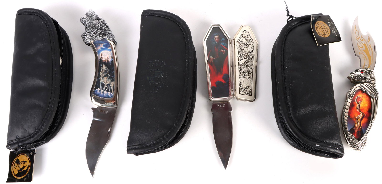 FRANKLIN MINT COLLECTION KNIVES - LOT OF 3 (1 of 4)