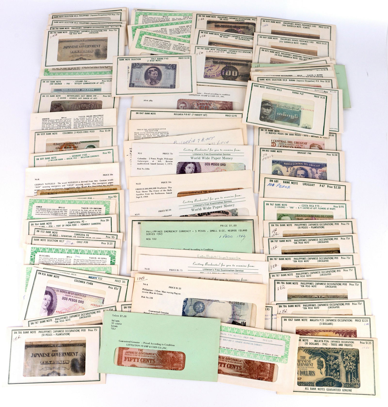 COLLECTIBLE FOREIGN CURRENCY NOTES & BILLS (1 of 3)