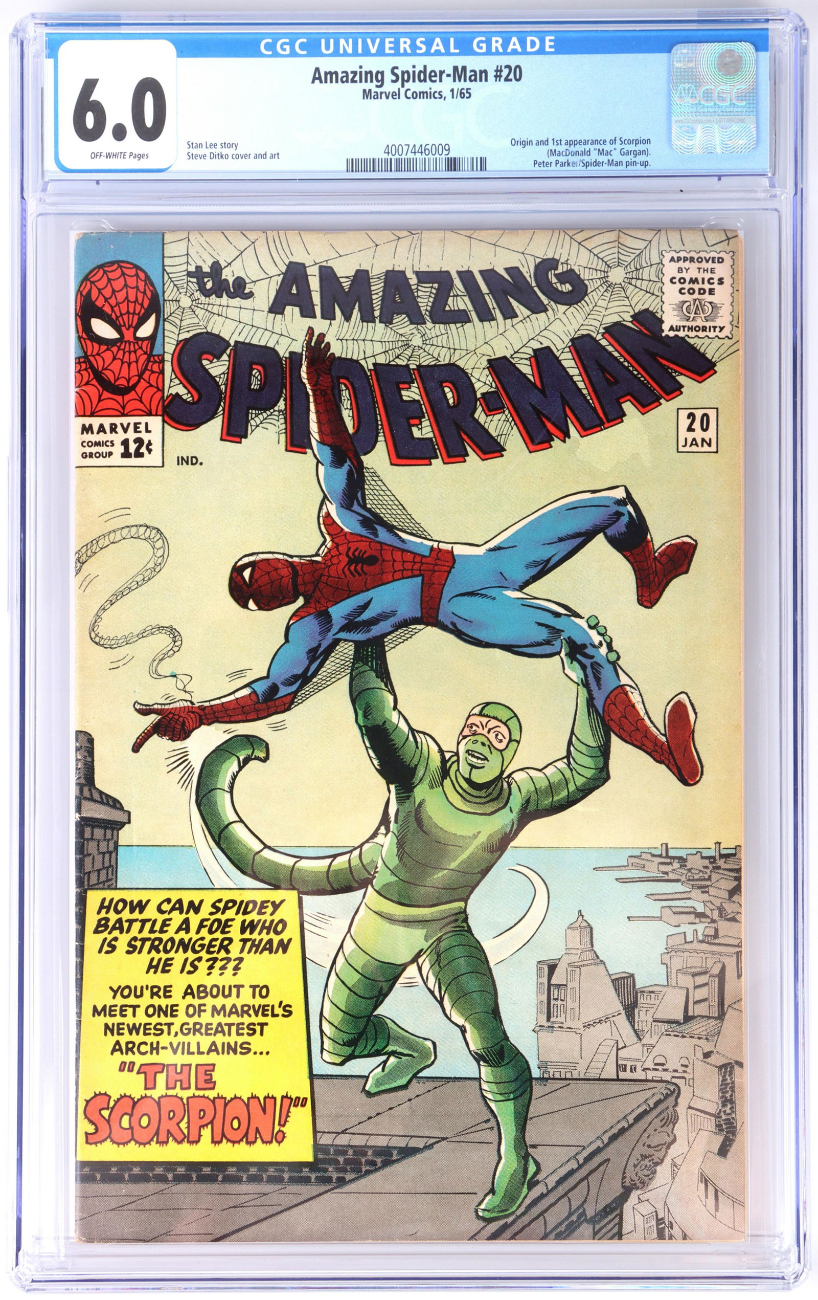 AMAZING SPIDER-MAN #20 (1969) 1ST APP. SCORPION (1 of 2)