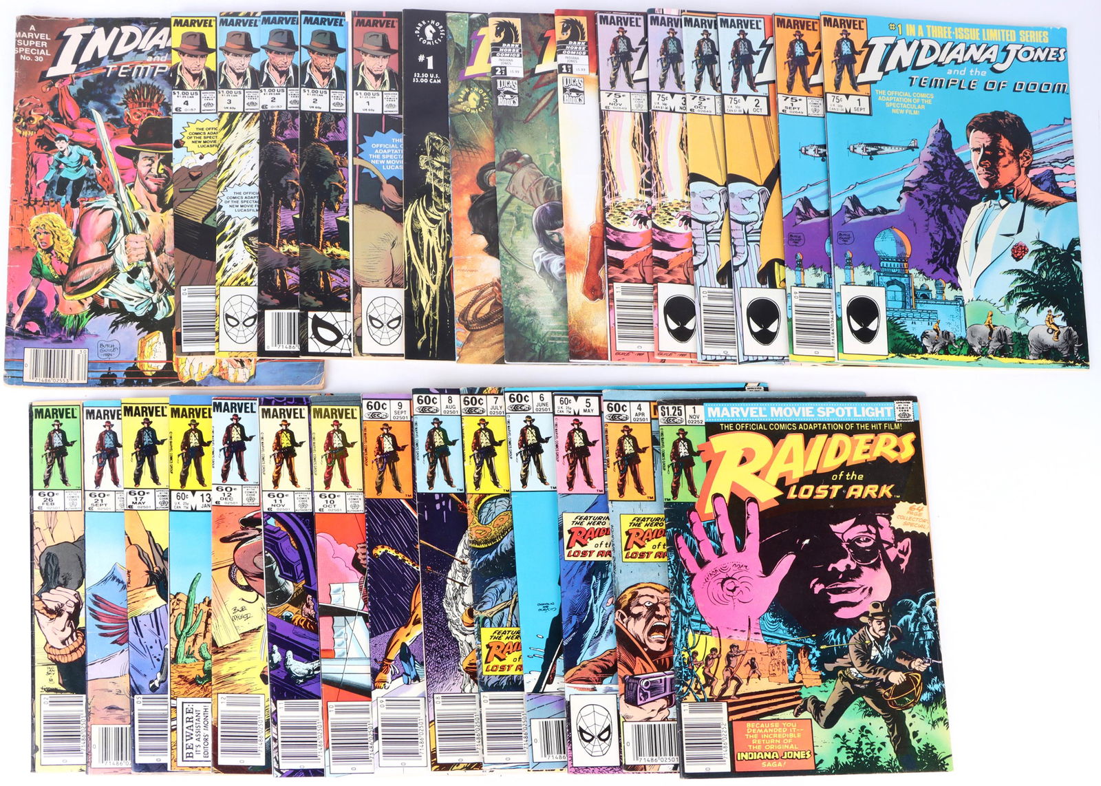 INDIANA JONES COLLECTIBLE COMICS & SERIES (1 of 7)