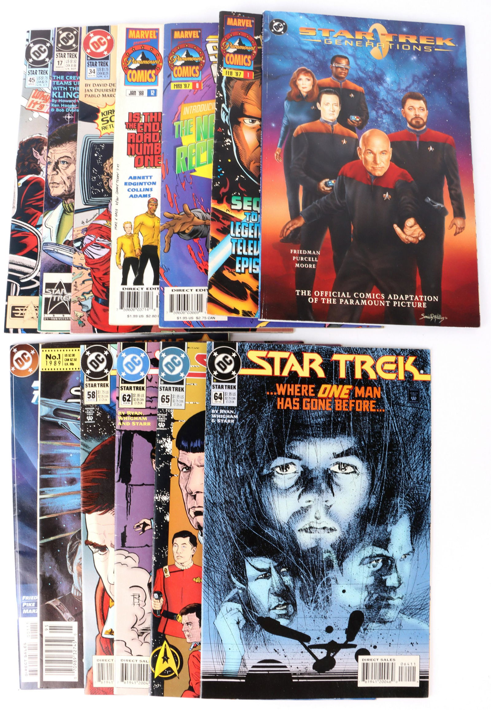 STAR TREK COMIC BOOKS & ADAPTATIONS - LOT OF 13 (1 of 5)