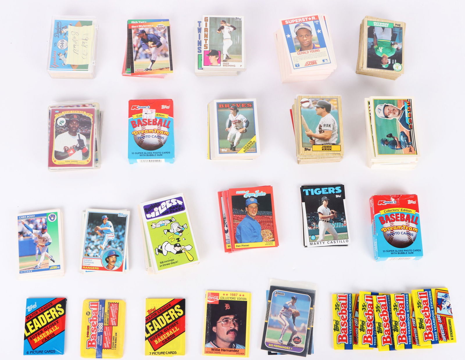 COLLECTIBLE 60'S-80'S BASEBALL CARDS & SETS ~ 300 (1 of 5)
