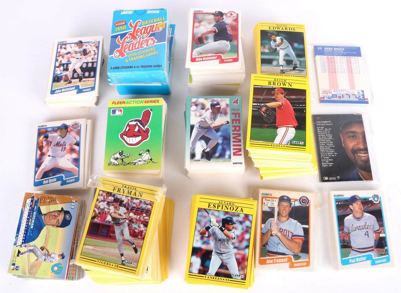 COLLECTIBLE FLEER BASEBALL CARD SETS ~ 750 (1 of 6)