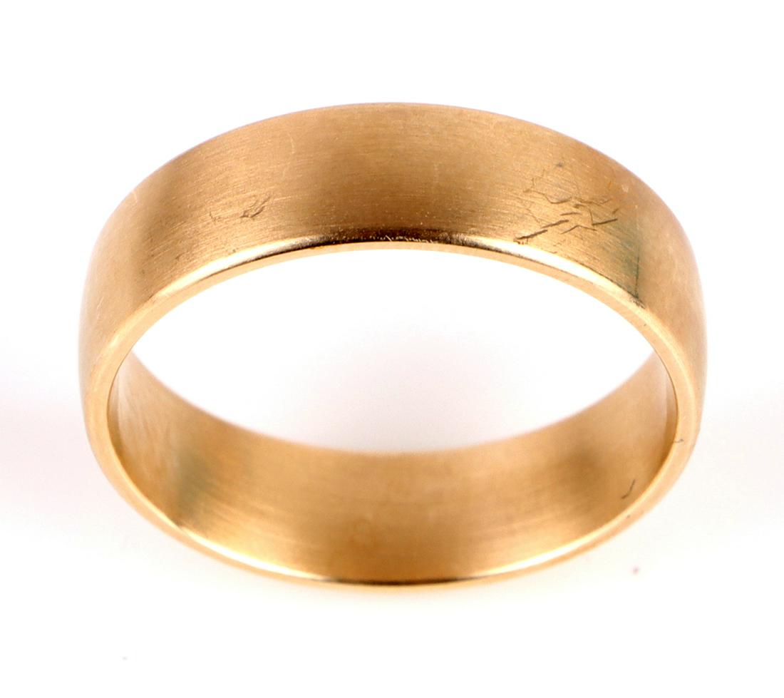 10K YELLOW GOLD MENS RING 5mm BAND (1 of 4)