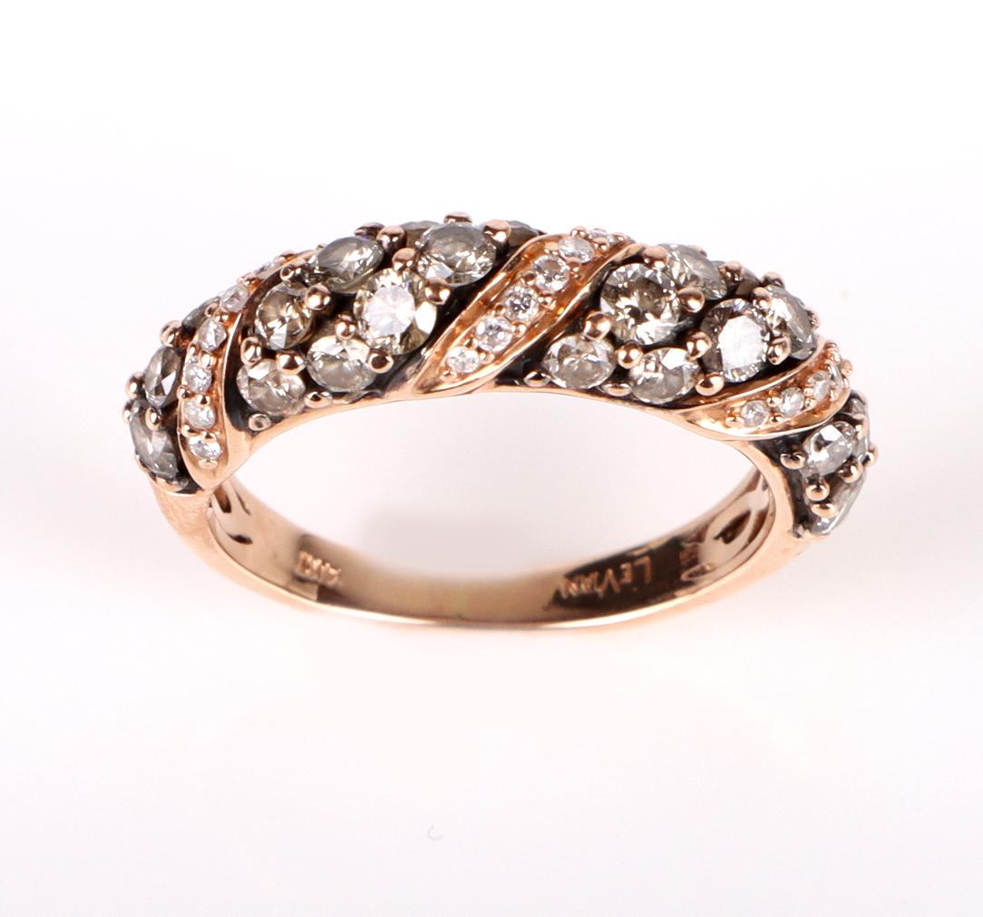 14K YELLOW GOLD DIAMOND LADIES RING - 1.17 CTW (1 of 4)