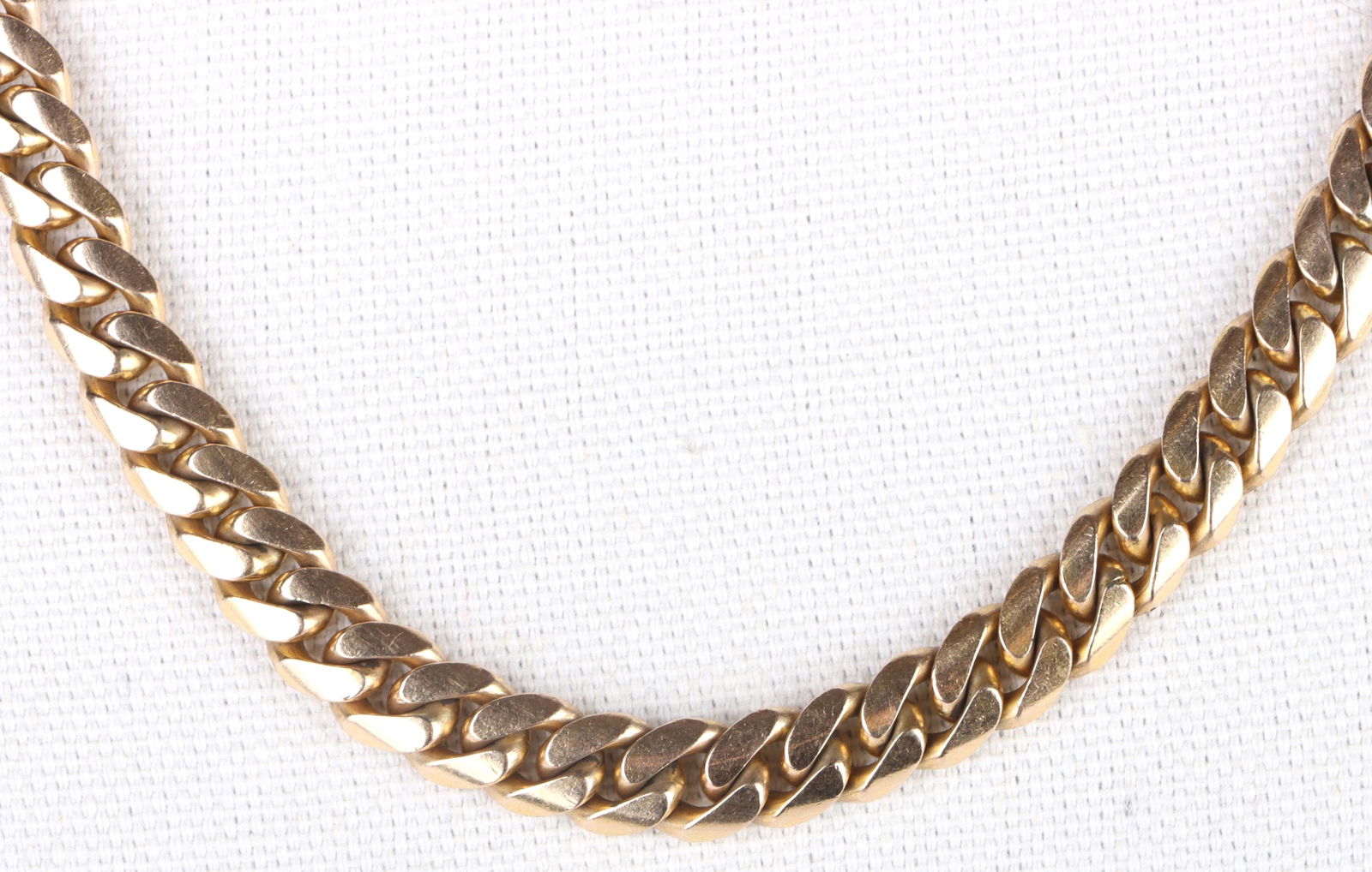 14K GOLD 24" MEN'S CURB LINK CHAIN 113.9 GRAMS (1 of 5)