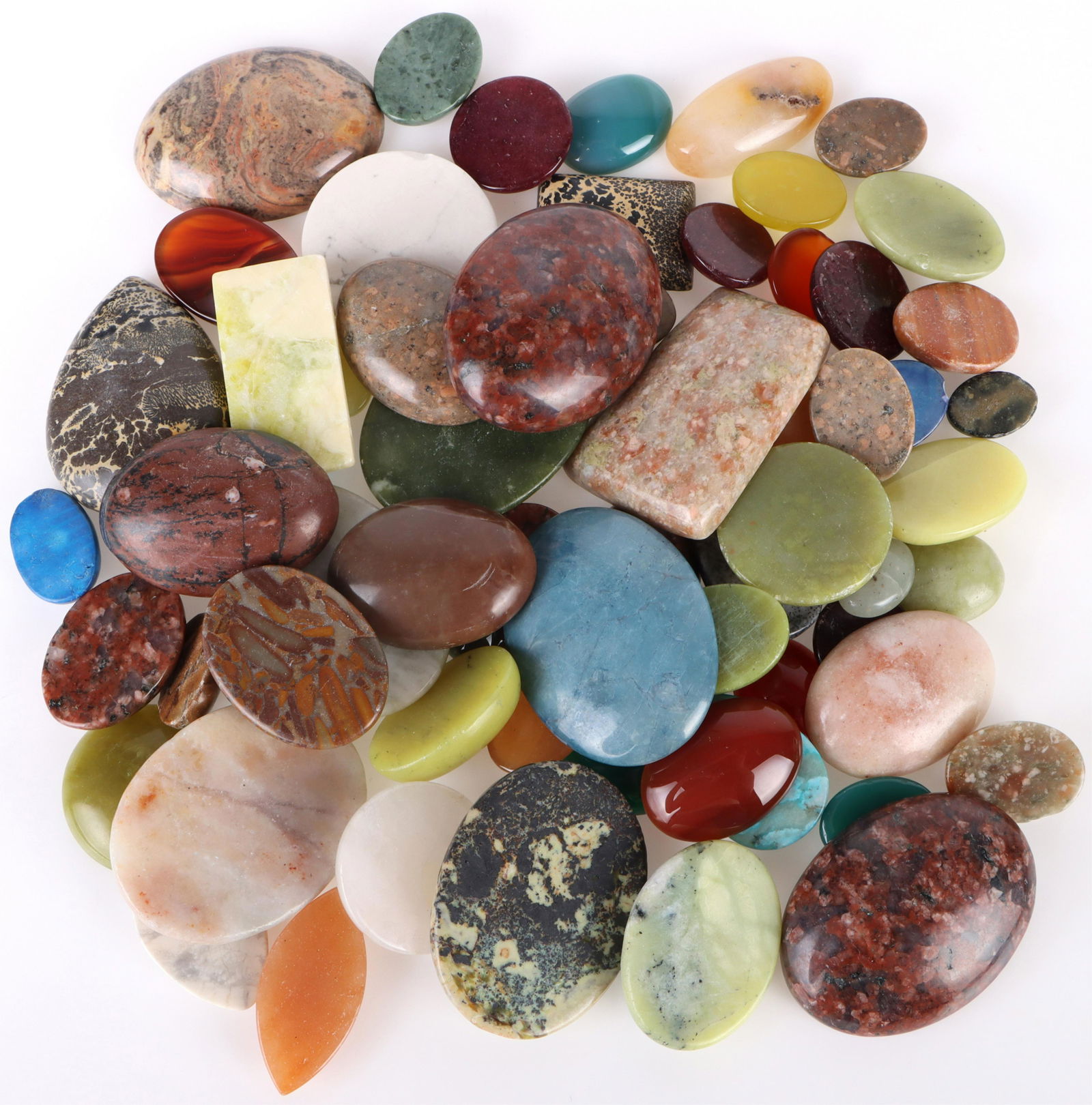 2000CTW SEMI-PRECIOUS CABOCHON GEMSTONES (1 of 7)
