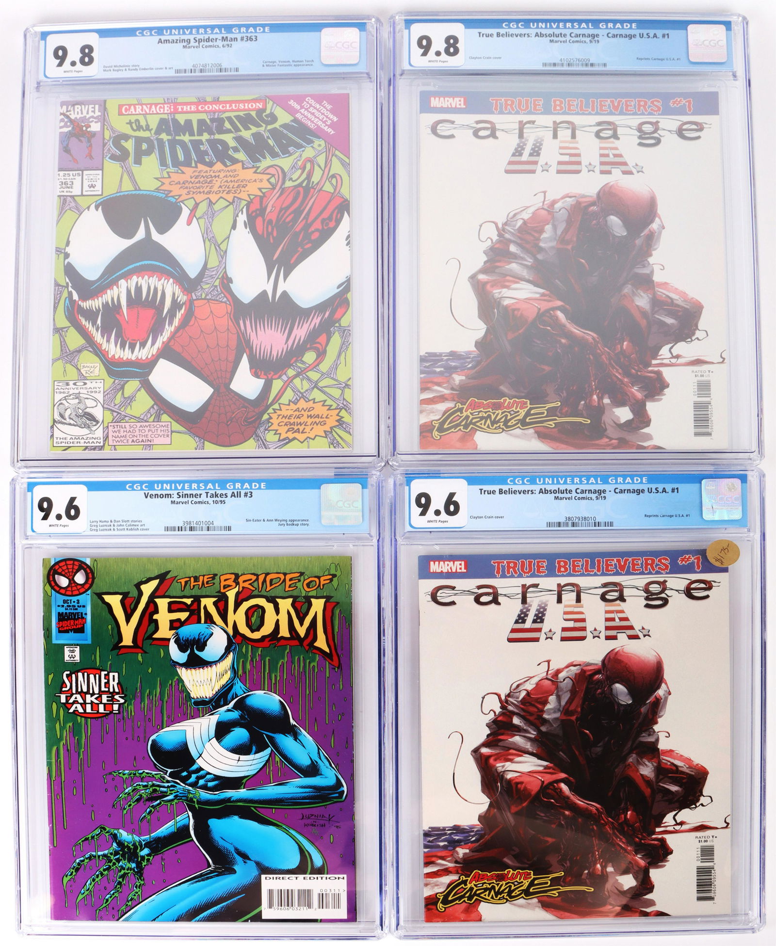 SYMBIOTE FAMILY COMIC BOOK LOT- LOT OF 4 (1 of 5)