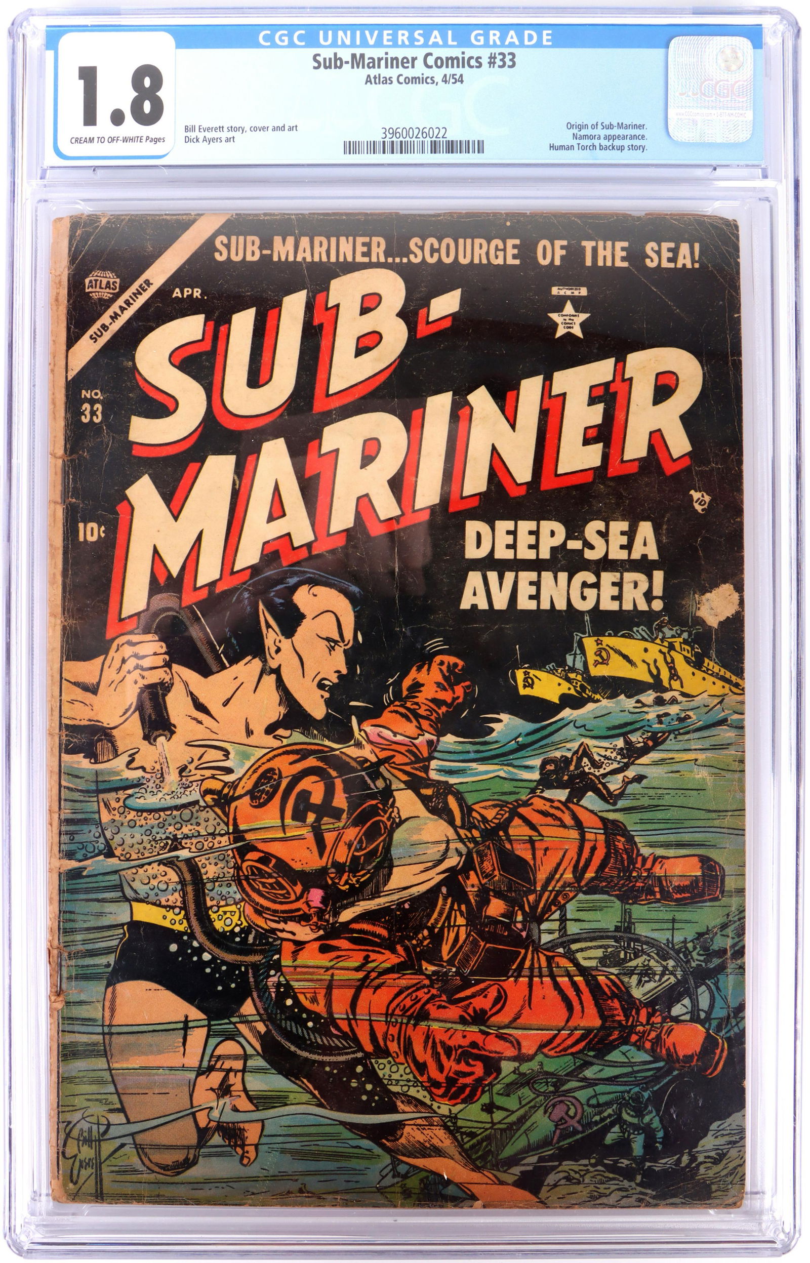 1.8 CGC SUB-MARINER #33: ORIGINS OF NAMOR RETOLD (1 of 5)