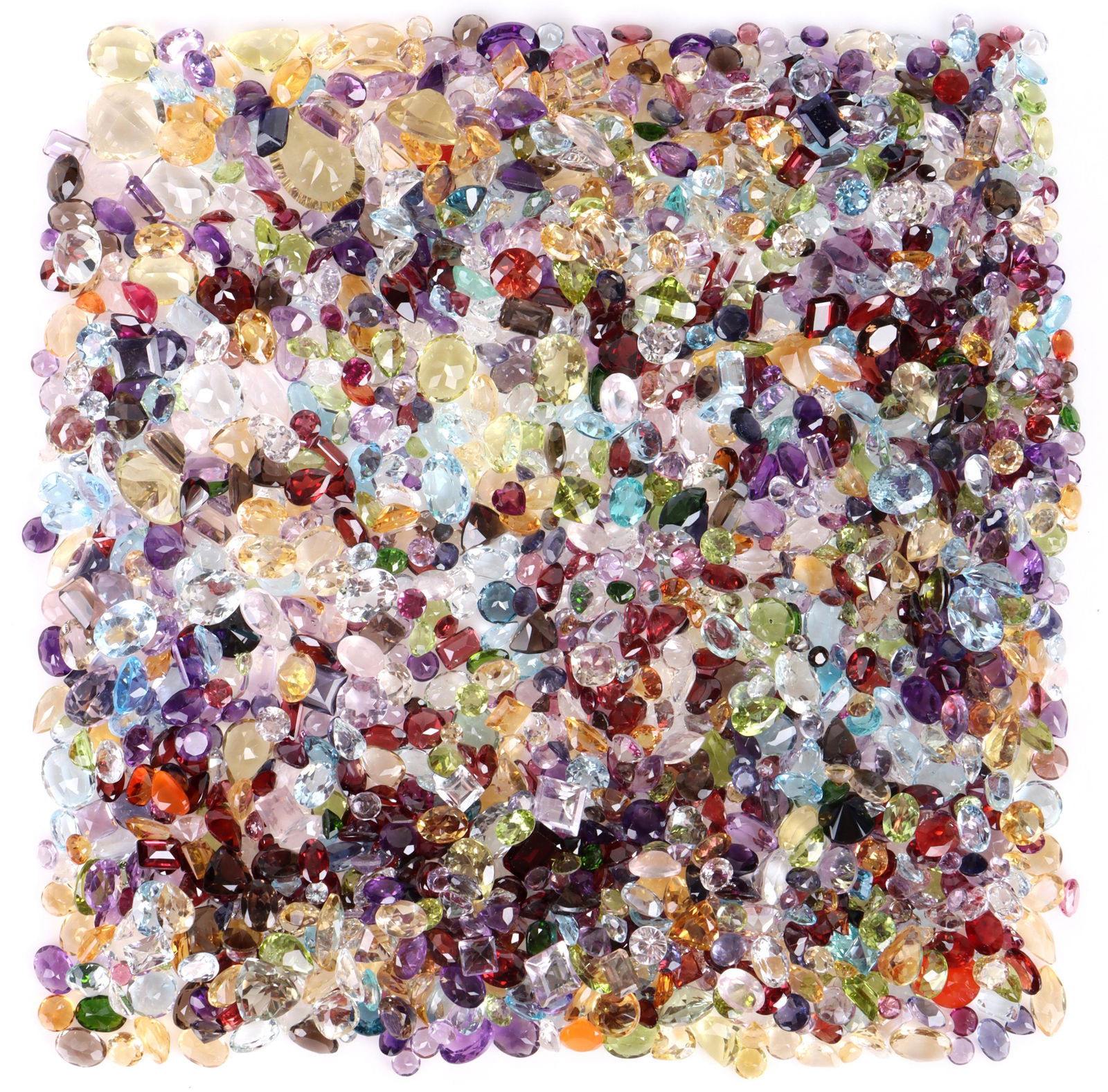 1000ctw Loose Semi Precious Assorted Gemstones