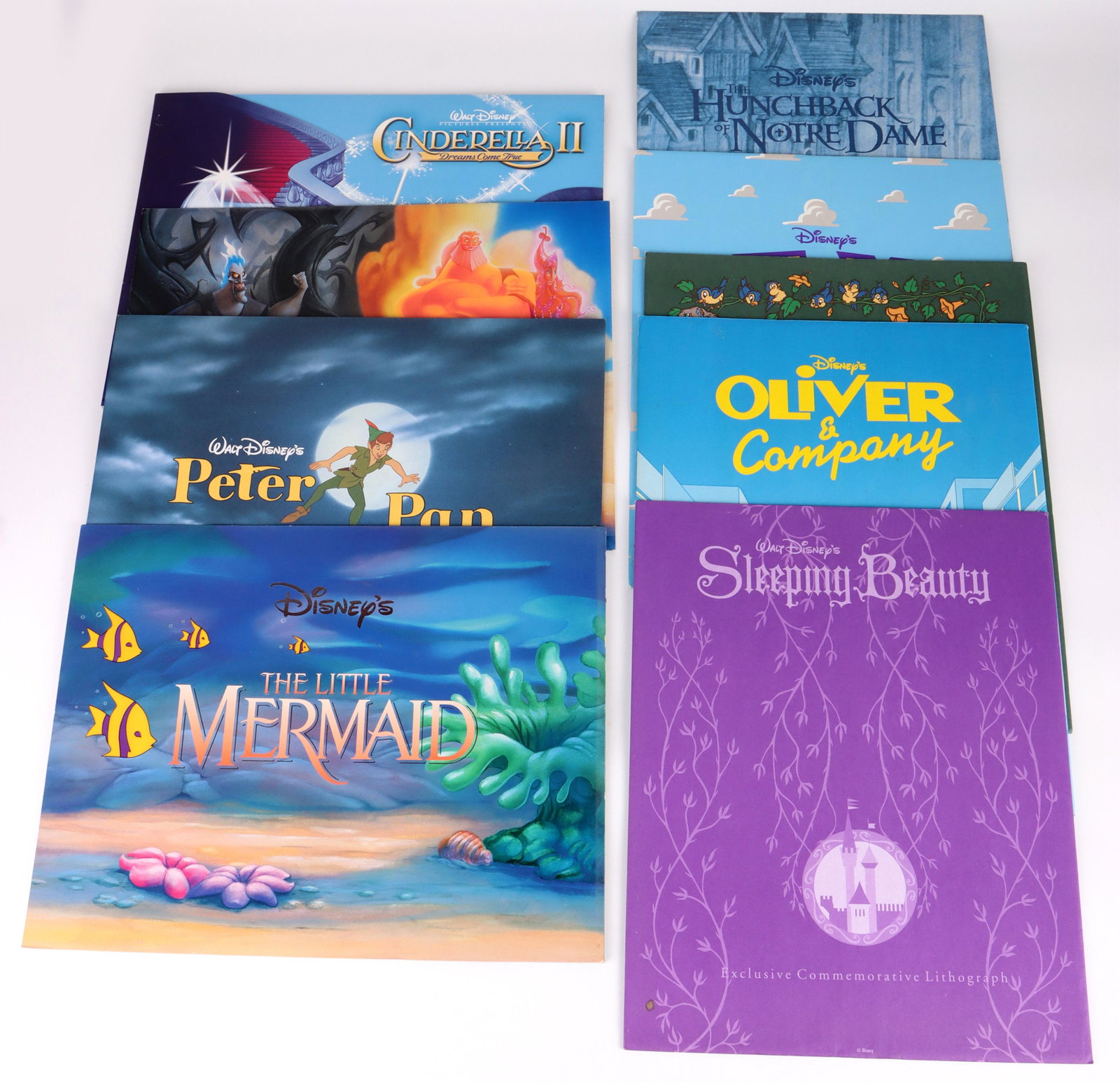 DISNEY EXCLUSIVE COMMEMORATIVE LITHOGRAPHS (9) (1 of 5)