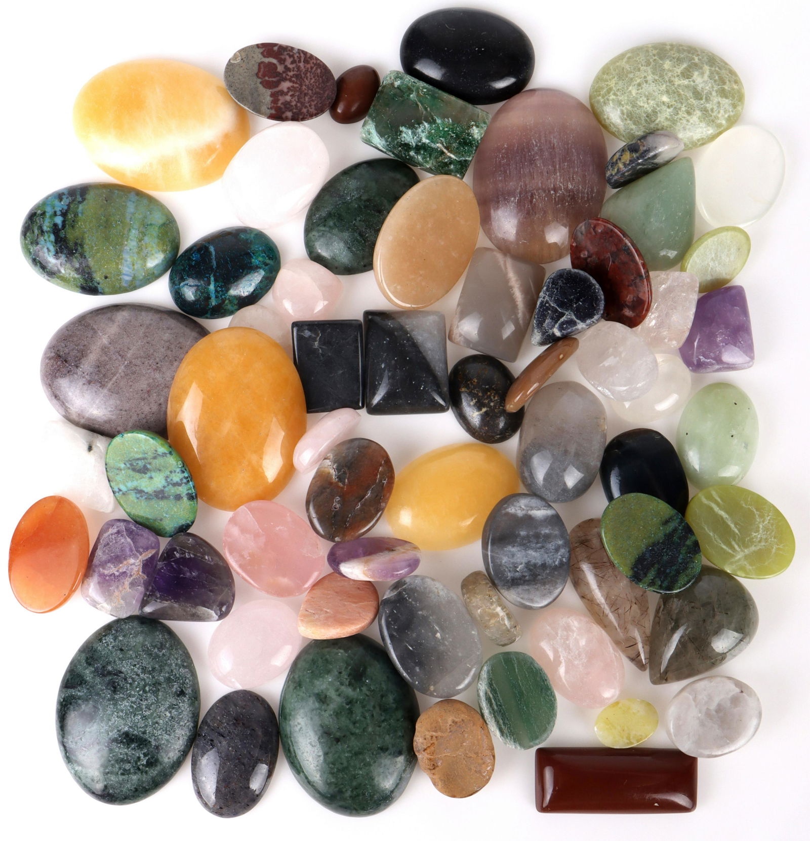 ~2000CTW ASSORTED LOOSE SEMI-PRECIOUS CABOCHONS (1 of 4)