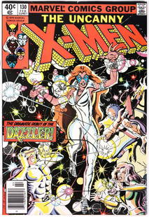 UNCANNY X-MEN #130 -1ST APPEARANCE OF DAZZLER: 160184b UNCANNY X-MEN #130 -1ST APPEARANCE OF DAZZLER Uncanny X-Men #130 - The Dark Phoenix Saga Part 2 1st appearance of Dazzler. 2nd appearance of Kitty Pryde. 2nd appearance of Emma Frost.1st f