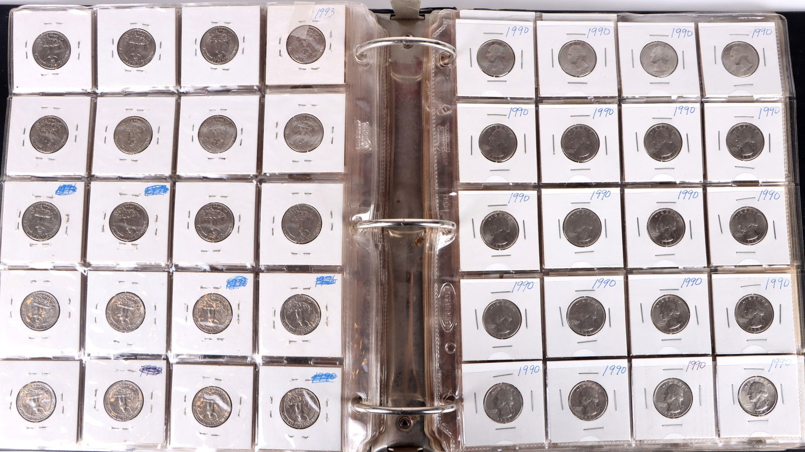 1965-1998 U.S. QUARTER COLLECTION - 240 QUARTERS (1 of 7)