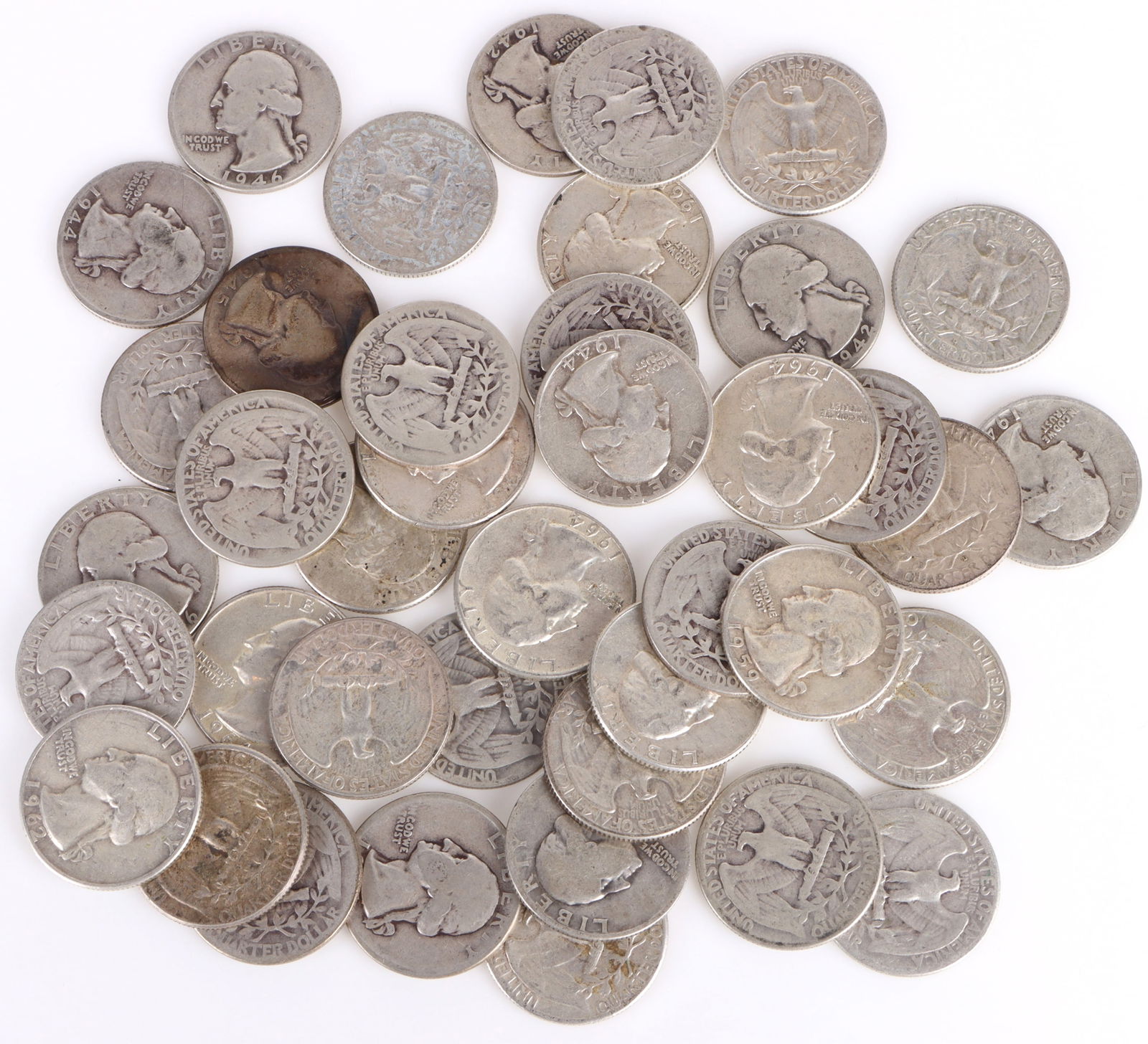 $10 FACE 90% SILVER QUARTERS (1 of 1)